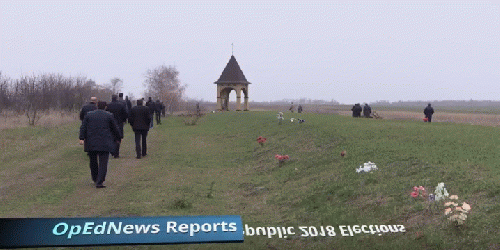 Mass grave of civilians killed by Ukrainian army