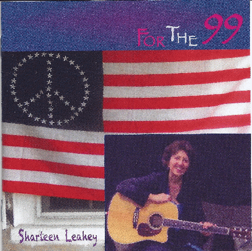 Front cover of Shar Leahy's new album 'For the 99' Front cover of Shar Leahy's new album 'For the 99'