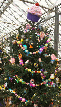 Decorations for the Cupcake Tree were made by grades 1 & 2, Gov. Charles C. Stratton School, Swedesboro, NJ.