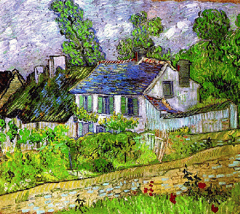 Vincent Van Gogh - Houses in Auvers
