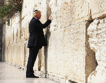 President Trump's Trip Abroad: Well there's one wall he likes., From FlickrPhotos