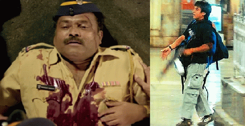 Cop Tukaram Omble (left) gave up his life to nab 26/11 terrorist Kasab