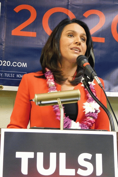 Tulsi Gabbard in Culver City