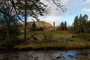 Glendalough round tower, From FlickrPhotos