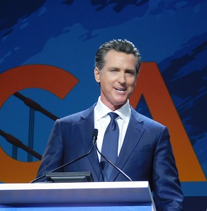 Gavin Newsom at CDP Convention