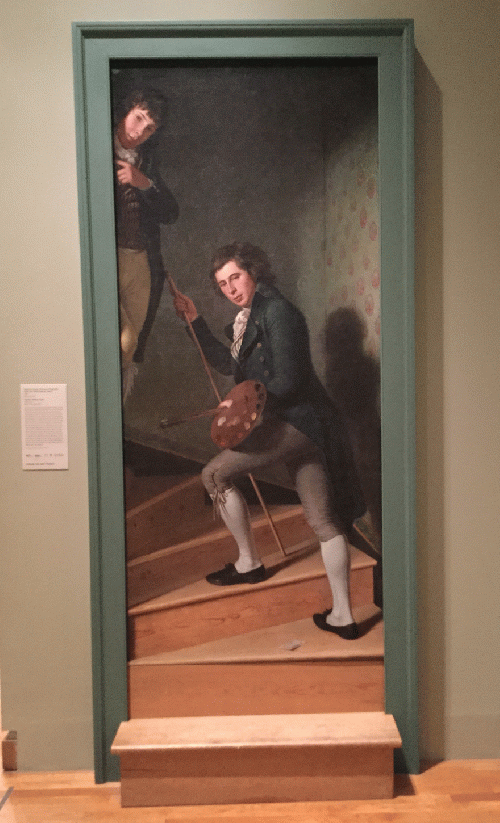 Staircase Group by Charles Willson Peale