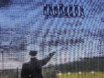 Peering into a Trump dream: Translucent Image of Hitler with Acolytes - Looking onto Parade Ground at Nazi Party Rally Grounds - Nuremberg Germany, From FlickrPhotos