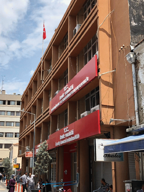 Immigration office in Izmir, Turkey, which processes Uyghurs