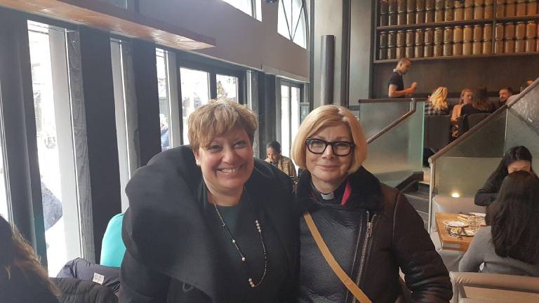 Israeli Consulate General in Toronto Galit Baram and Trinity-St. Paul Reverend Cheri DiNovo, From InText