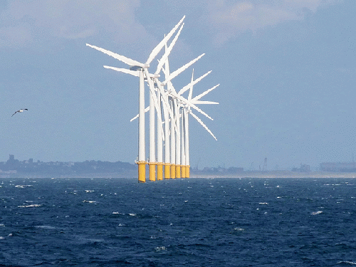 Offshore Wind Turbines, Liverpool Bay, From Uploaded
