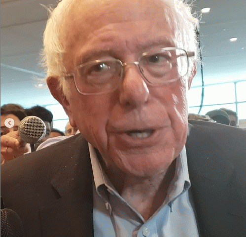 Bernie Talks about Unions, Joe Biden, First Primary States, From Uploaded
