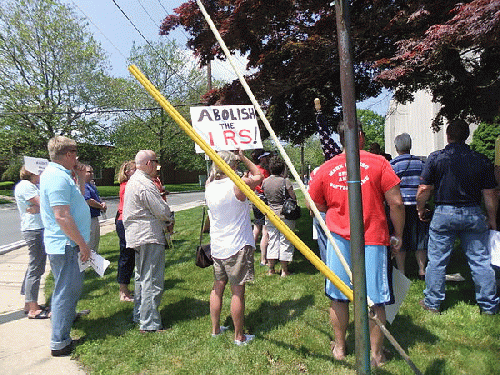 Protesters at IRS., From WikimediaPhotos