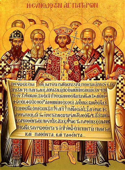 From commons.wikimedia.org: Nicaea icon.  