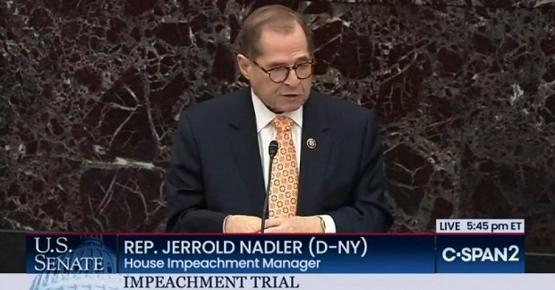 Rep. Jerrold Nadler accused President Donald Trump of being a 'dictator' for his wanton violations and disregard for his oath of office Rep. Jerrold Nadler accused President Donald Trump of being a 'dictator' for his wanton violations and disregard for his oath of office