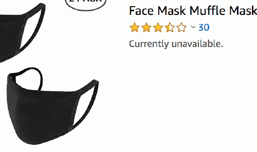 No masks are available