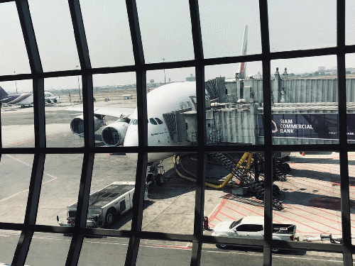 Emirates 380-800 - overpriced but one of the last escapes from HK Emirates 380-800 - overpriced but one of the last escapes from HK