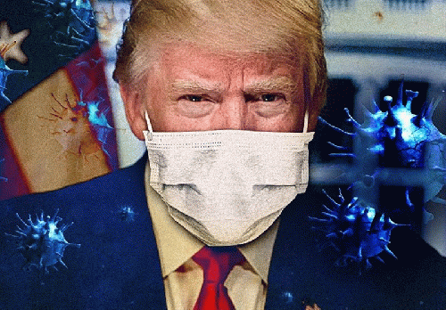 Trump in facemask, From Uploaded