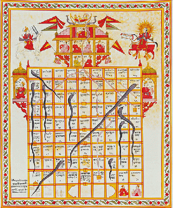 From commons.wikimedia.org: Those frustrated with Warren's campaign tactics may entertain or console themselves through the rest of the primary season by playing 'Snakes and Ladders,' the ancient Indian game of morality and virtue.  