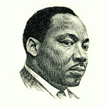 Reverend Martin Luther King Jr
by John Snape
Public Domain Mark