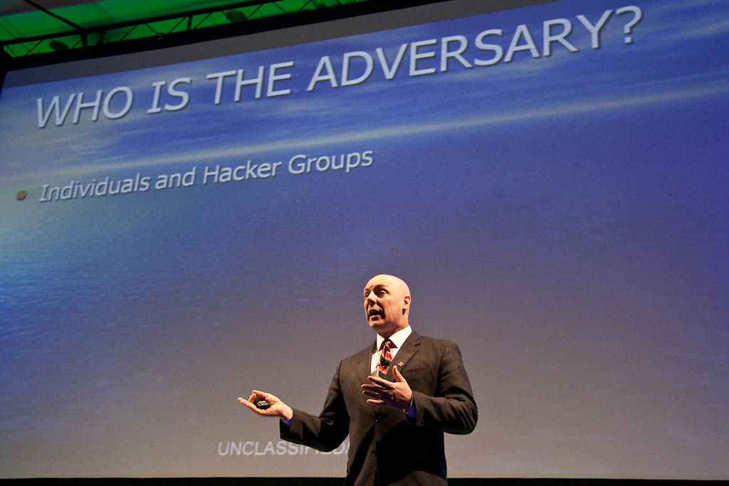 Shawn Henry presenting at the International Security Forum in Vancouver, 2009.