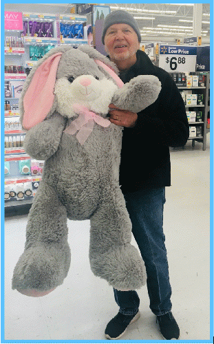 Gary during a pre-pandemic visit to Walmart.