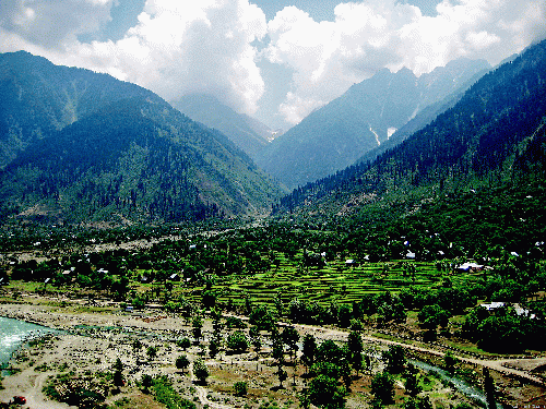 Valley near Kangan, Kashmir., From Uploaded