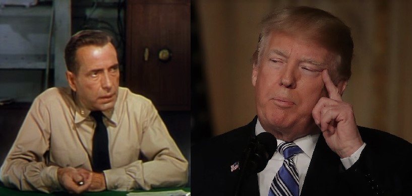 Trump is a real life version of the maniacal captain Queeg, From InText