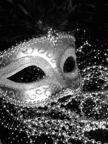 B&W Mardi Gras Mask, From CreativeCommonsPhoto