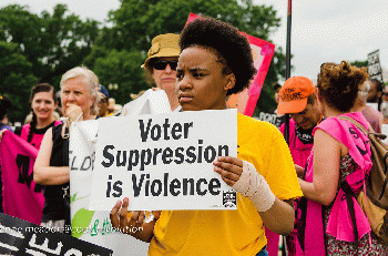 Voter Suppression is Violence, From CreativeCommonsPhoto