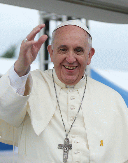 Pope Francis South Korea 2014.