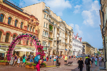 Arbat Avenue, Moscow before Covid-19., From FlickrPhotos