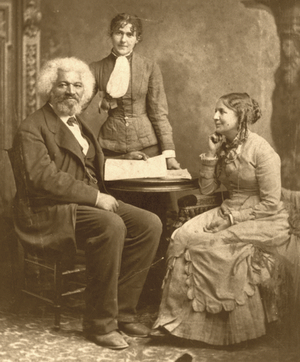 Frederick Douglass - Helen Pitts Douglass and her sister Eva Pitts., From WikimediaPhotos
