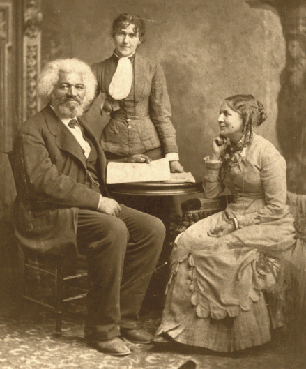 Frederick Douglass - Helen Pitts Douglass and her sister Eva Pitts. Frederick Douglass - Helen Pitts Douglass and her sister Eva Pitts.