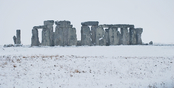 Stonehenge Snow