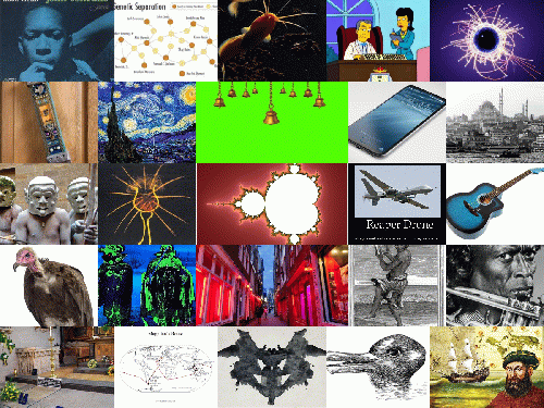 collage of images analogous to poem references, From Uploaded