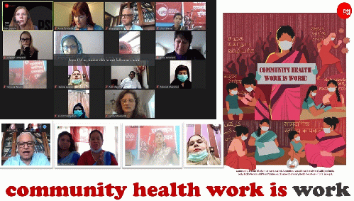 community health work is work, not 'voluntary'. Precarious work is a threat for public health, From Uploaded