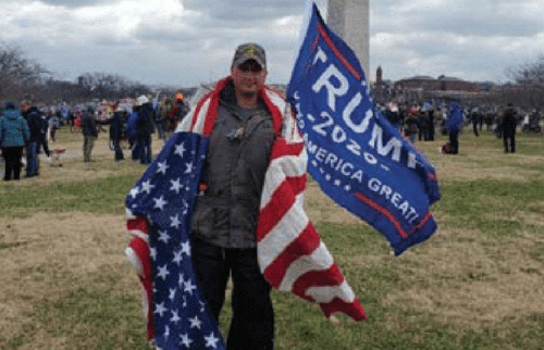 Former Marine Michael Joseph Foy at the Capitol Insurrection, From Uploaded