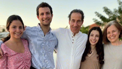 Lead impeachment manager Jamie Raskin with Family