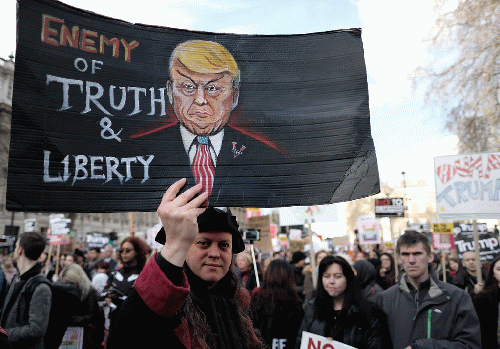 Trump -- Enemy of truth and liberty, From CreativeCommonsPhoto