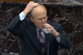 Trump's impeachment lawyer David Schoen performing a Jewish ritual in the US Senate., From Uploaded