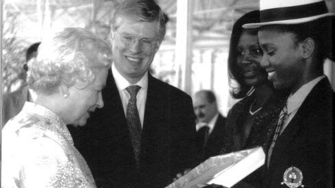 Queen Elizabeth Ii, Stuart Mole, Irene Fowler & Priscilla Quoa