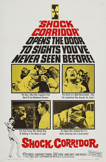 Shock Corridor %281963 poster%29. Shock Corridor %281963 poster%29.