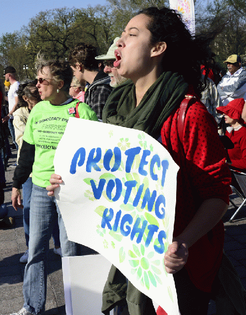 The war for voting rights, From CreativeCommonsPhoto