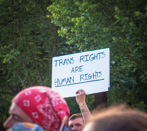 Protest Trans Ban, White House, Washington DC, From CreativeCommonsPhoto