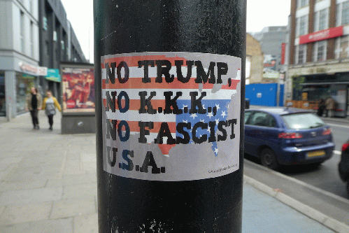 No Trump, no KKK, no fascist USA, From CreativeCommonsPhoto