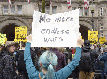 DC Protests Trump's Endless Wars 46
