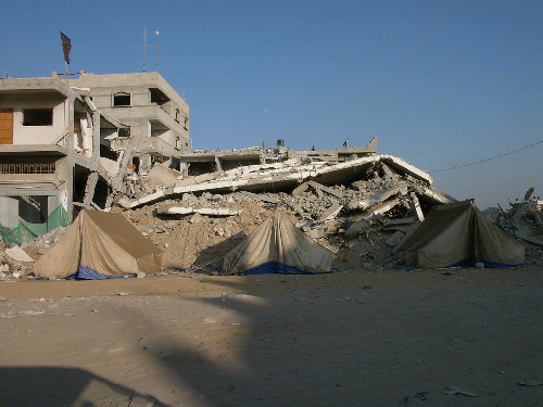 destroyed homes. Gaza, From CreativeCommonsPhoto