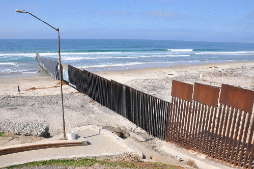 US-Mexixo border fence, From CreativeCommonsPhoto