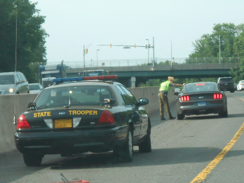 Maryland State Police Traffic Stop, From CreativeCommonsPhoto