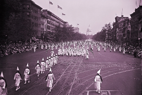 Ku Klux Klan marching down Pennsylvania Ave., Washington, D.C - 1926, From CreativeCommonsPhoto